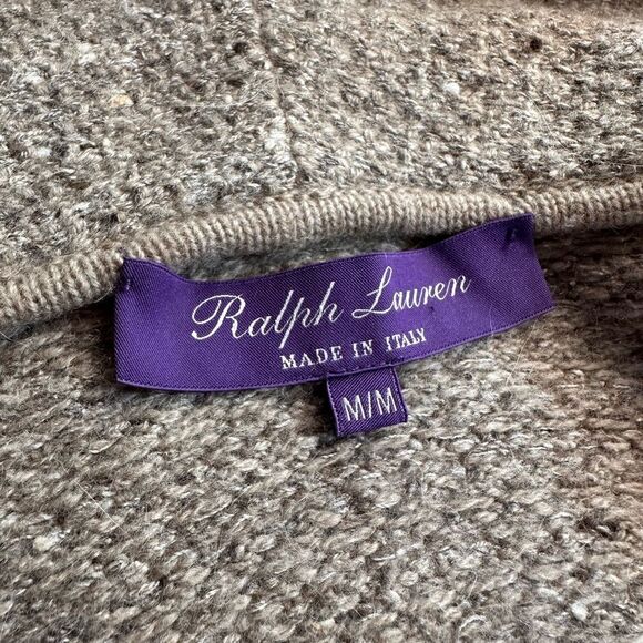 Ralph Lauren Collection Pre-Fall 2014 Lamb Shearling Fur Collar Cardigan - Picture 3 of 16